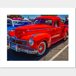 1946 Hudson Super Eight Pickup Truck Posters and Art